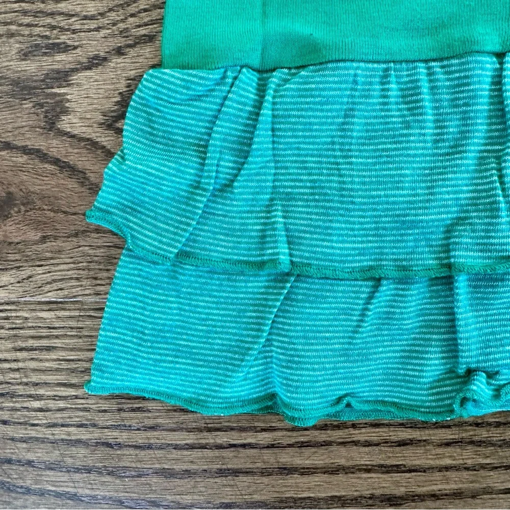Paige Lauren Kelly Green Ruffle Dress, NWT